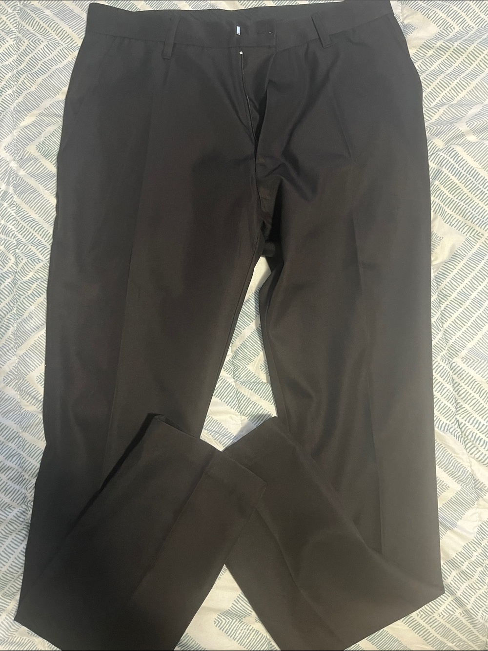 Men's Black Dress Pants - Classic Tailored Fit